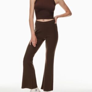 Aritzia Sunday Best TATE PANT Rich Mocha Brown Size L